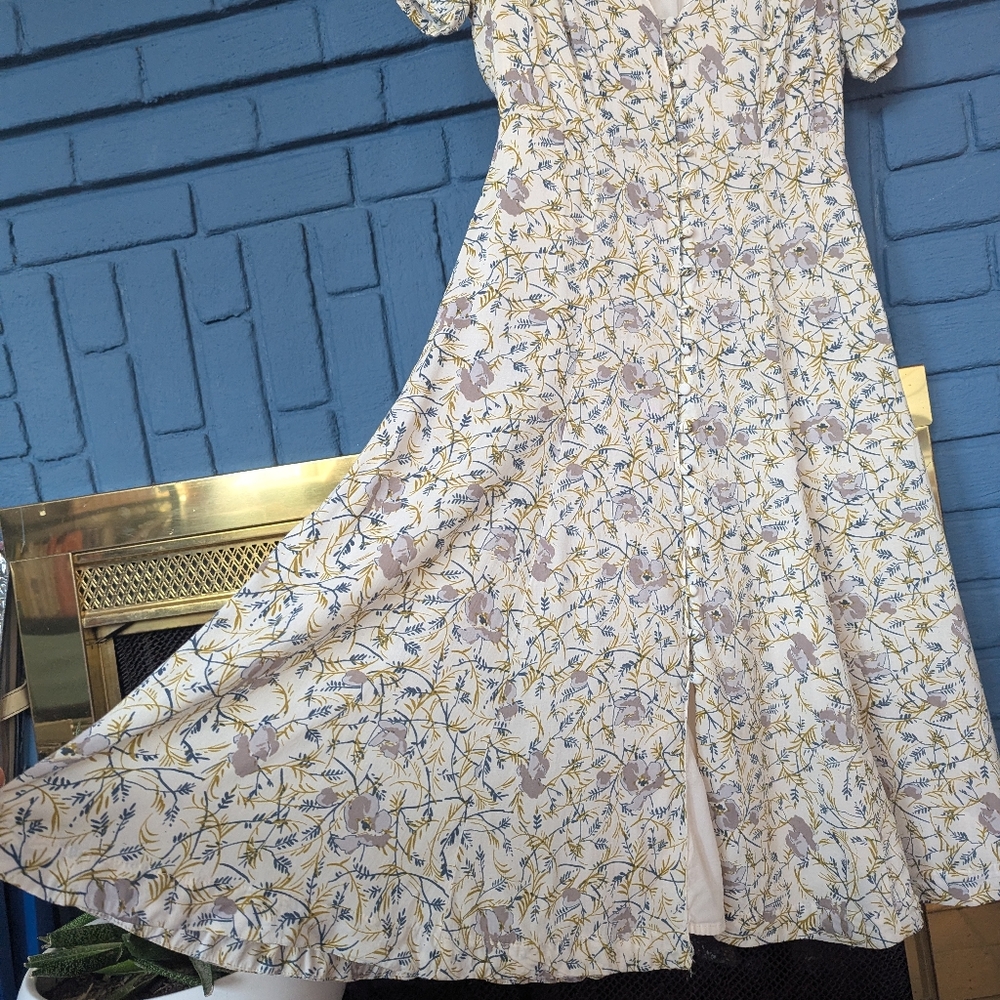 Free people soft floral dress mystic magnolia - Picture 4 of 9